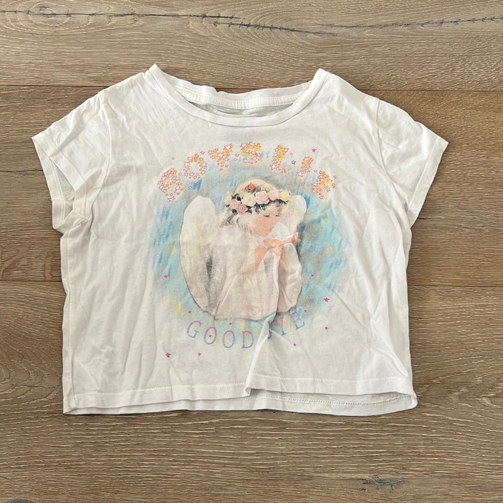 super cute boys lie baby tee